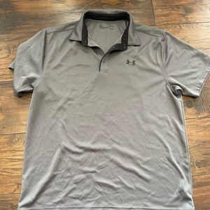 Grey Under Armour Polo